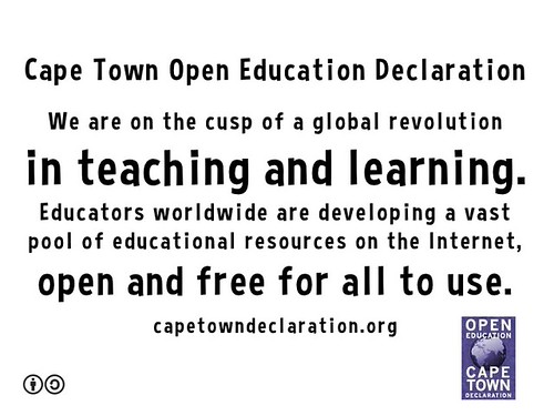 Cape Town Open Education Declaration #oer #openeducation